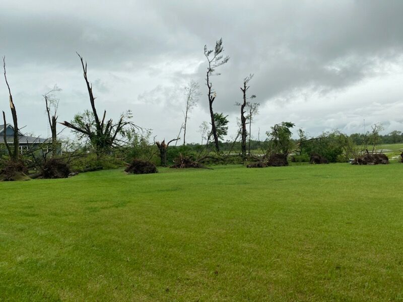 Tornado east of Tomah